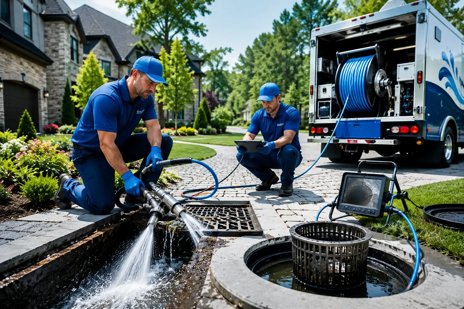 Local outdoor drain cleaning professionals in Campbellsport, WI